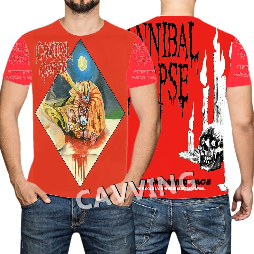 CANNIBAL CORPSE 3D Printed Casual T-shirts Hip Hop Tee Shirts Harajuku Styles Tops Fashion Clothing for Women/men