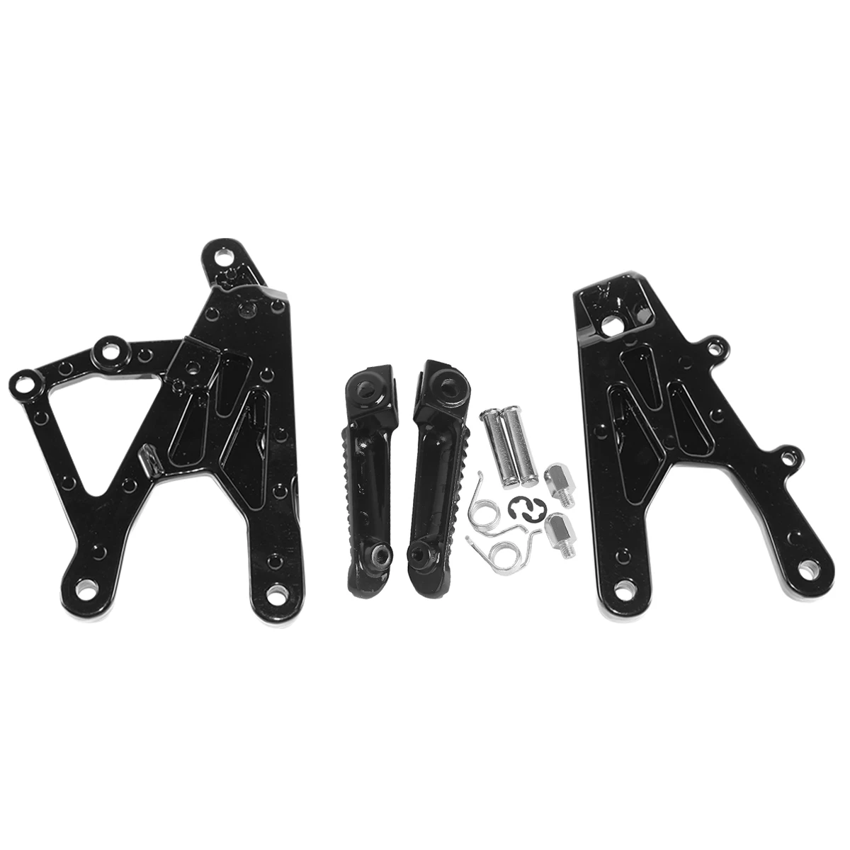 Driver Foot Pegs Footrest Bracket Set For Yamaha YZF R1/YZF R1S 2023 2022 2021 2019 2018 2017 2016 2015 Motorcycle Accessories