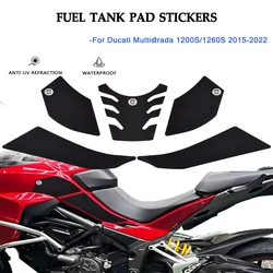 Motorcycle Fuel Tank Protection Stickers Pad Anti-slip Decal Waterproof For Ducati Multistrada 1200S 1260S 1200 1260 S 2015-2022