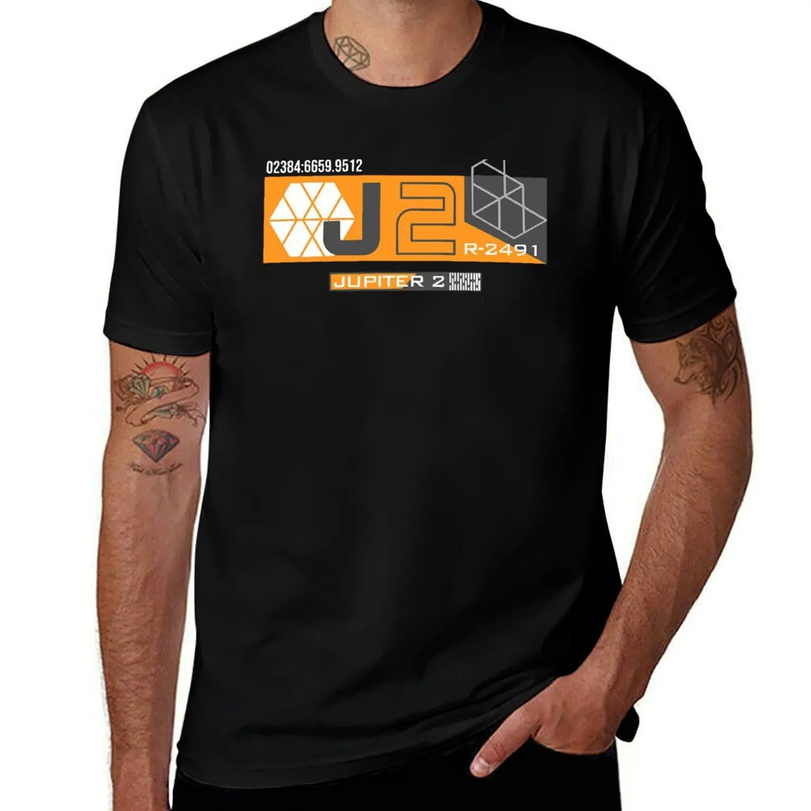 Robinson's Jupiter 2 ( Lost in Space ) T-Shirt Sporty Casual Quick Dry T-Shirt