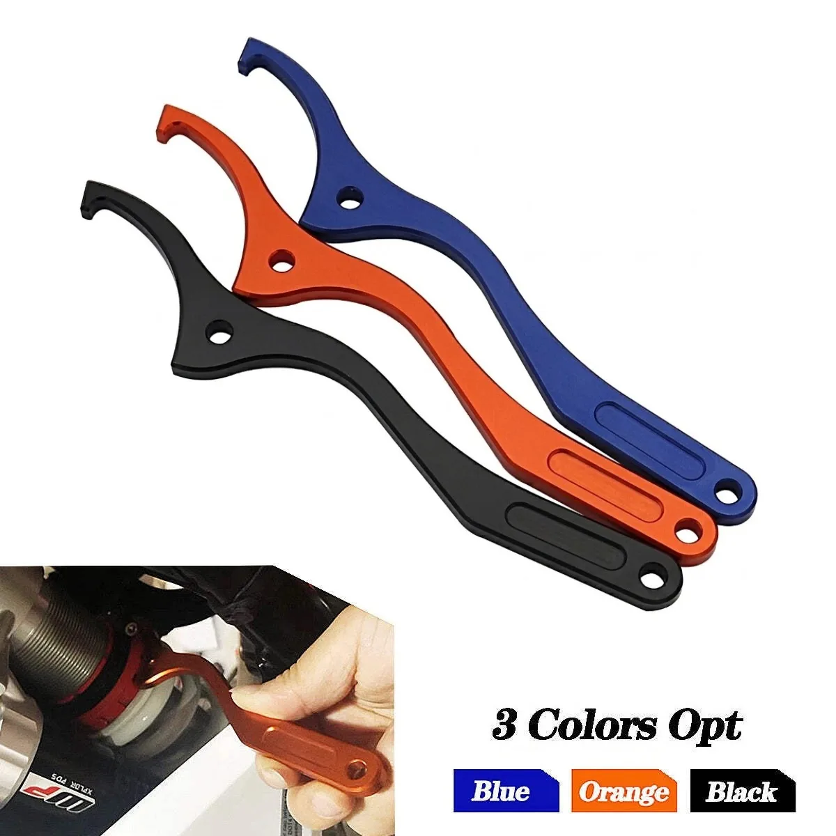 

Motorcycle CNC Rear Damping Shock Spanner Wrench For KTM SX XC SXF XCW XCF EXC EXCF For Husqvarna FC FE TC TE 125-501cc Parts