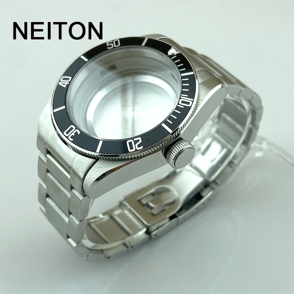 NEITON 41mm Watch Case NH35 NH36 ETA2836 Mingzhu2813 3804 Miyota8205 8215 821A