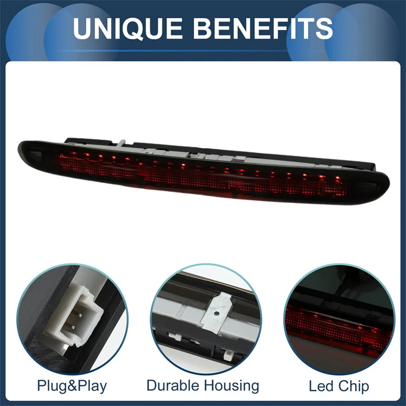 

【L】63252758940 Черный задний дополнительный стоп-сигнал для Mini Cooper R58 Coupe 2012-2015, Car People Store