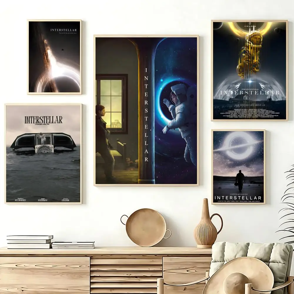 Sci-Fi I-Interstellar MovieS Poster Stylish Art Poster Wall Decor for Living Room Bedroom Office Hotel Home Interior
