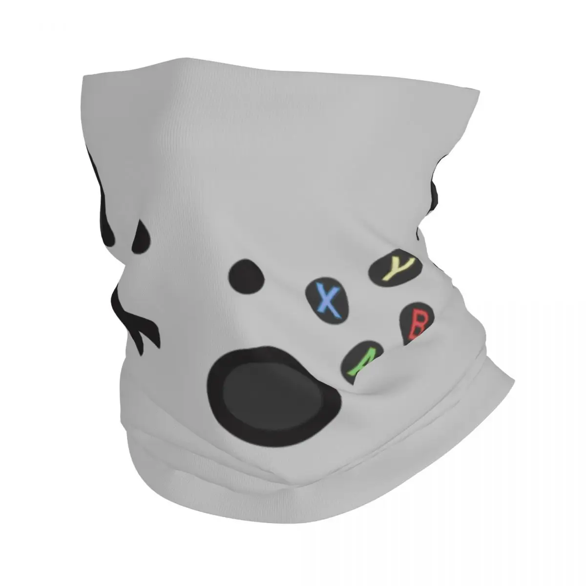 Controlador de jugador de juegos personalizado, polaina para el cuello para hombres y mujeres, protector facial UV, Bandana de videojuegos Retro de invierno, bufanda para esquí