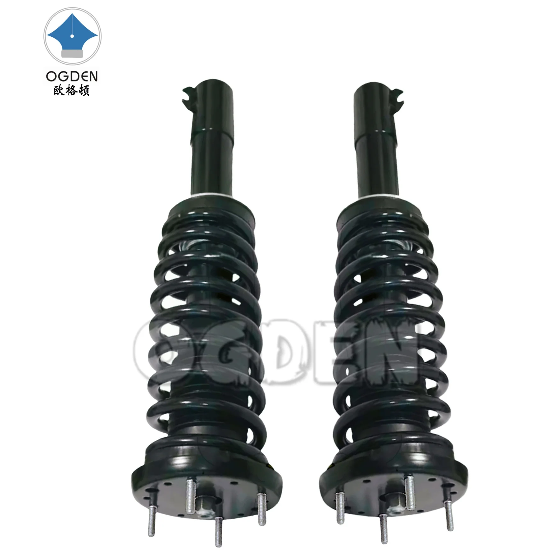 OGDEN 1 Pair Front left+right spring shock absorber Assembly with Electric For Jaguar XJ XJR X351 AWD 2013-19 C2D18593 C2D39139