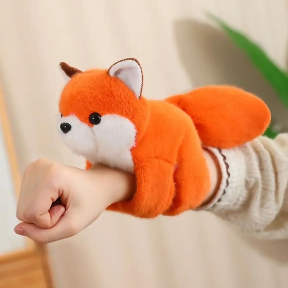 Panda Slap Bracelet Series Capybara Simulation Plush Doll Slap Bracelet Raccoon 20cm Monkey Plush Wrist Band BirthdayGift