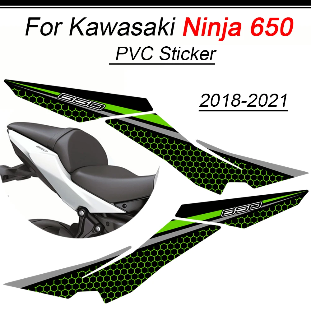 

Protector Tank Pad For Kawasaki Ninja 650 2018 2019 2020 2021 Stickers Decal Kit Knee Emblem Badge Logo Fairing Protection