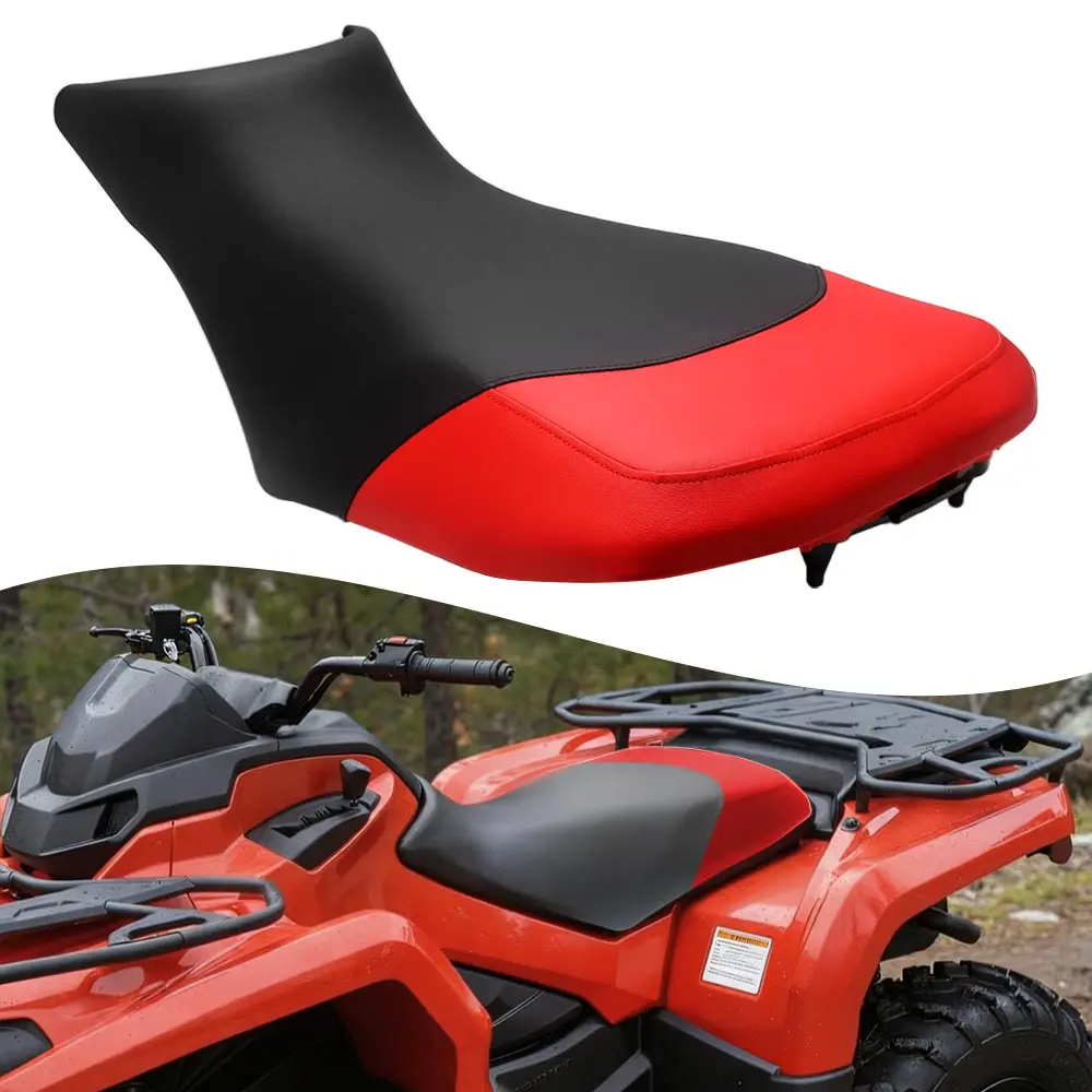 ATV Seat Pad Driver Passenger Seat Cover Waterproof Accessories For Can‑Am Outlander 400 450 500 570 650 850 1000R & MAX