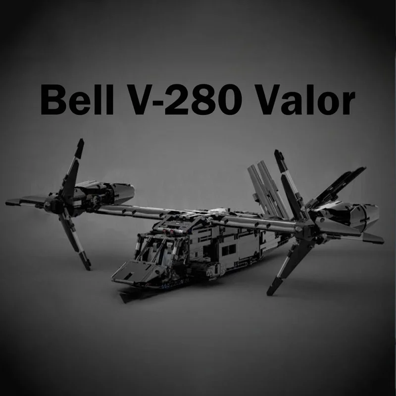 ตัวต่อ MOC Bell V Valor แบบจำลองทางเทคนิค 1561 ชิ้น ของขวัญคริสต์มาส ไอเดียสร้างสรรค์ ของเล่นเสริมพัฒนาการ ตัวต่อวันเกิด