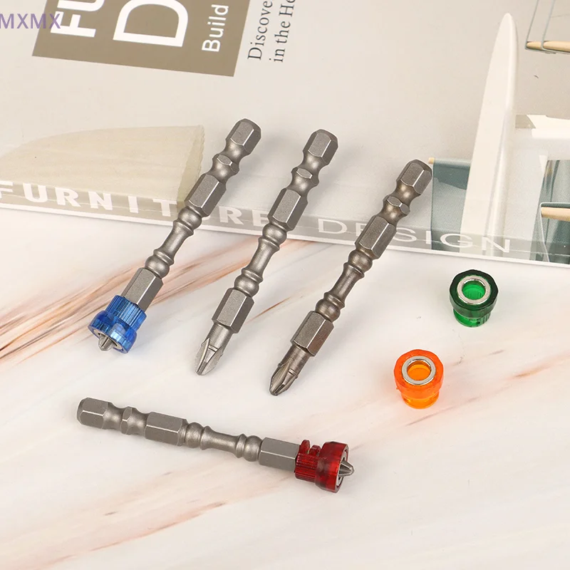 5/10pcs Punta da trapano per cacciavite con punta magnetica 1/4 pollici 6,35mm Manico esagonale Attacco per trapano elettrico Testa singola