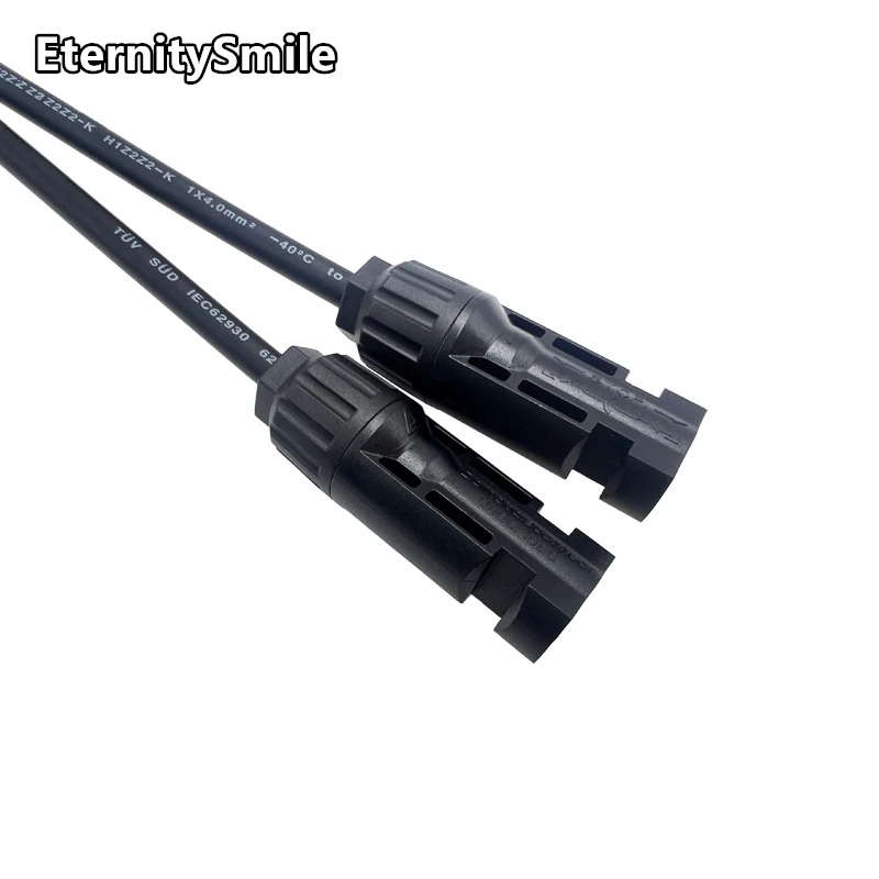 Solar Panel Connector 1 to 2 Cable Combiner Y Branch Connector Solar Cable Parallel Adaptor in Pair