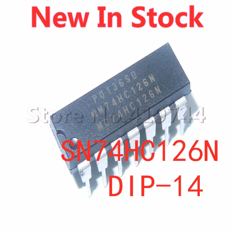 5PCS/LOT SN74HC126N  HD74HC126P 74HC126  DIP-14 In Stock NEW original IC