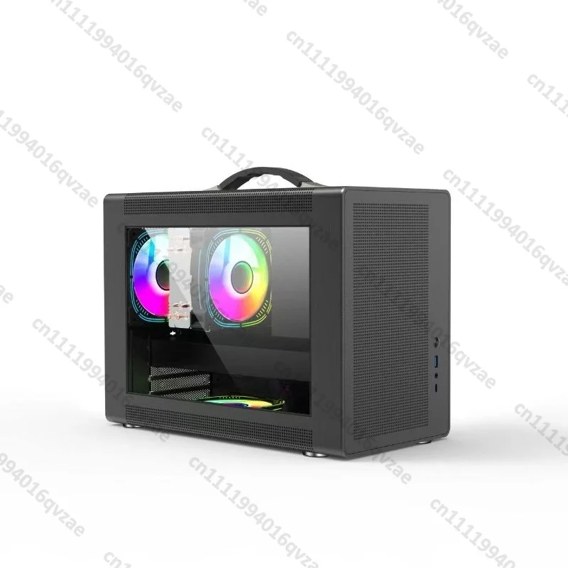 P60 Chassis Black White MATX Portable Desktop Host MINI Desktop ITX Mesh Cooling