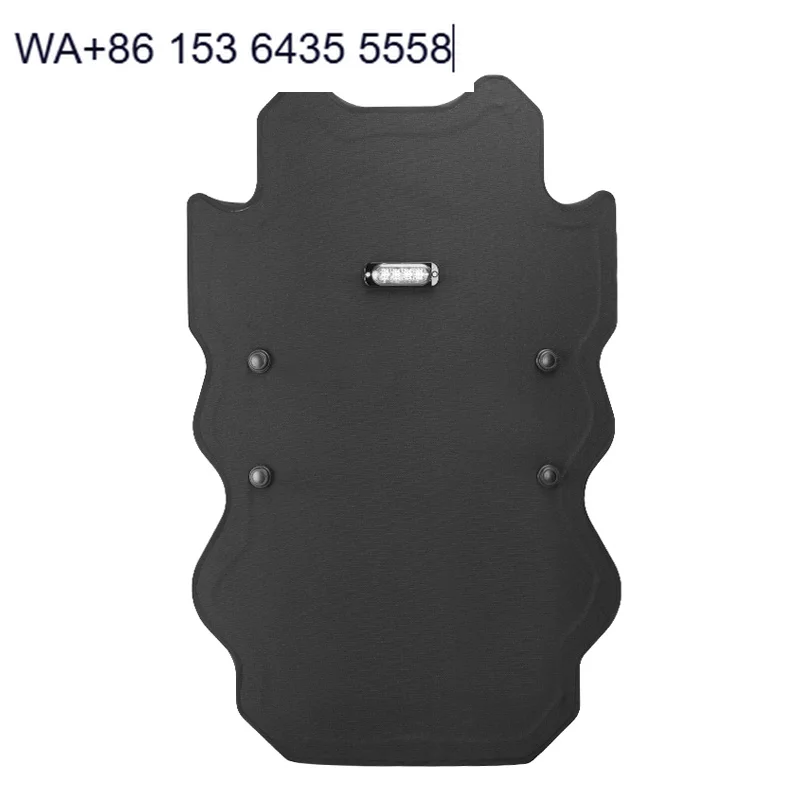 500X900MM UHMWPE Shield Tactical Safety protection PE Shield Security Shield with Tactical Flashlight