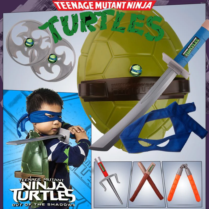 

Teenage Mutant Ninja Turtles Cosplay Props TMNT Role-playing Film and Television Performance Props Weapons Eye Patch Dress Up