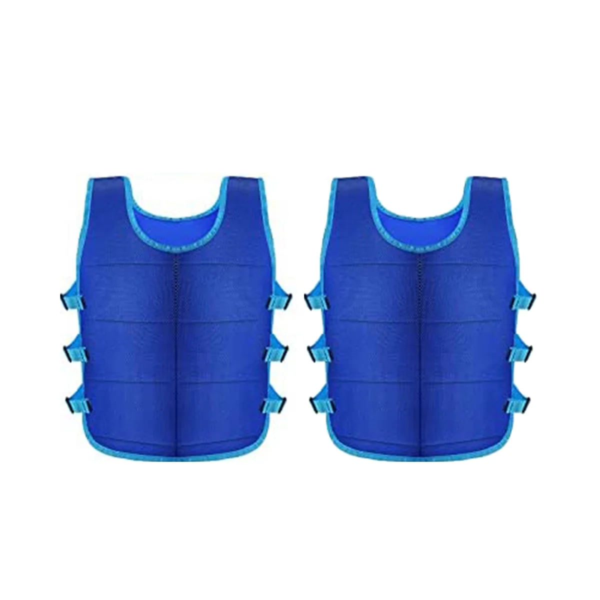 2 Pcs Cooling Vest With 48 Pcs Ice Pack Adjustable Ice Vest for Men Women Hot Weather Working Running Fishing Cycling