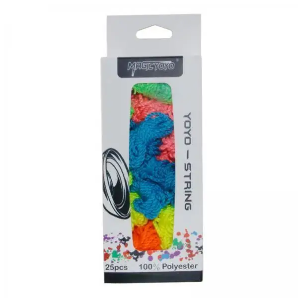 Responsive Yoyo Strings Replacement Colorful Polyester Yoyo Rope for Beginners and Advanced Yoyo Tricks
