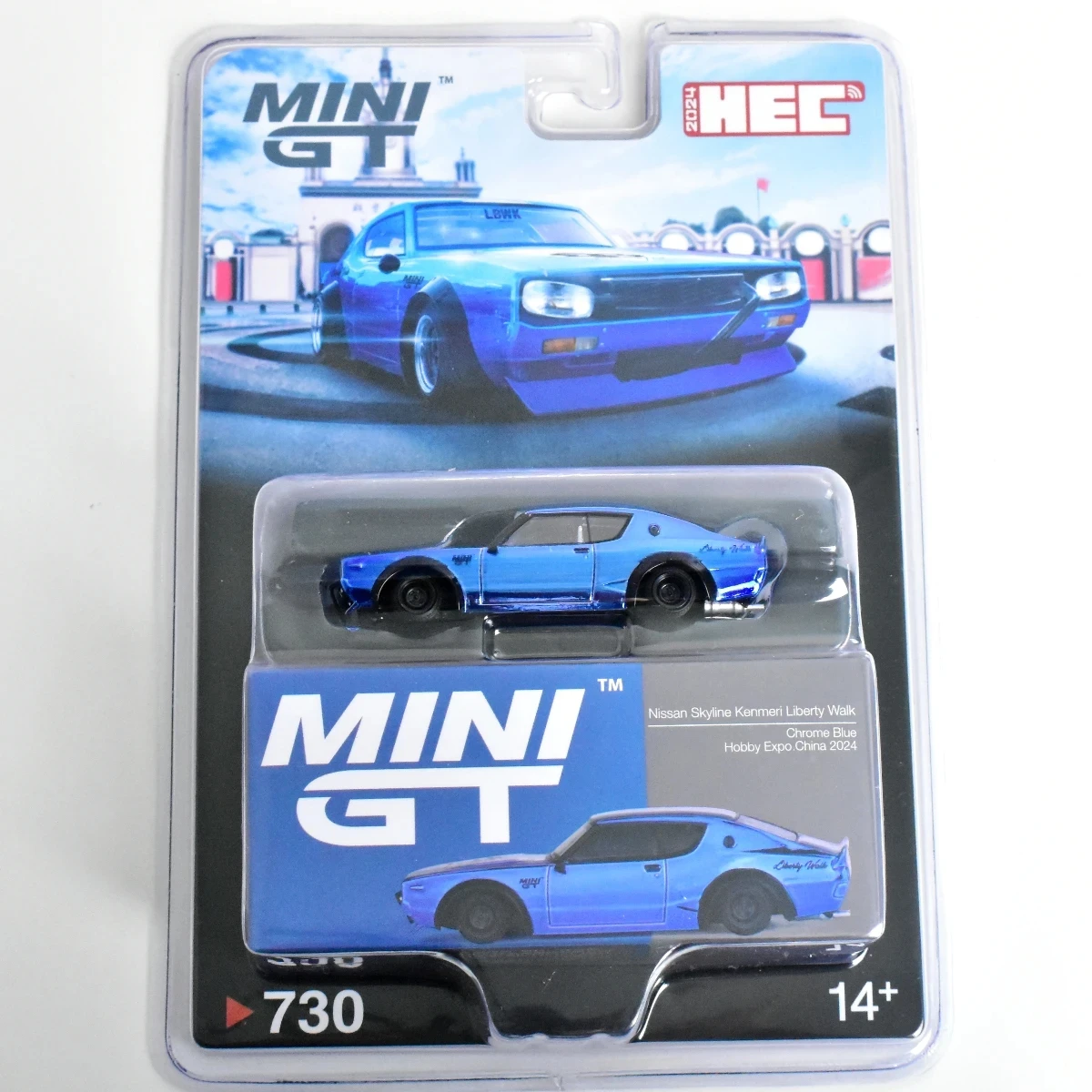 

NEW TMS MINI GT #730 1/64 Nissan skyline kenmeri Hobby Expo China 2024 HEC LIMITED Diecast Alloy Car Model Collection Display