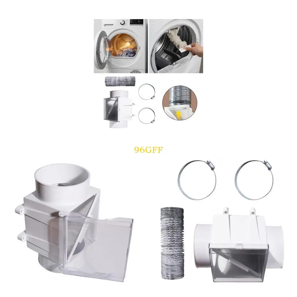 

96GF 4 Foot Dryer Outlet Particle Receiver Clear Easy Installation Low Maintenance