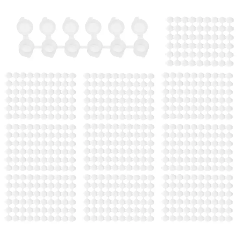 

Изысканный набор из 100 полосок для краски, 600 пустых контейнеров для краски, прозрачные пластиковые емкости для хранения, принадлежности для рисования и творчества (3 мл/0,1 унции)