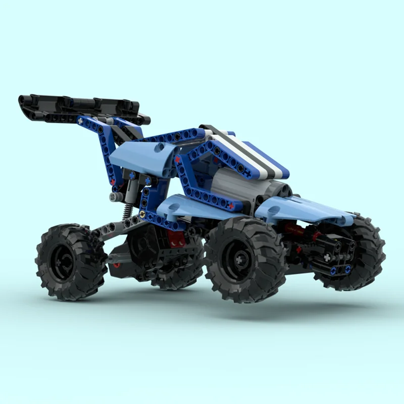 199 pçs moc técnico rc dune buggy modelo blocos de construção montar presentes de natal brinquedos construção diy ideia criativa educação