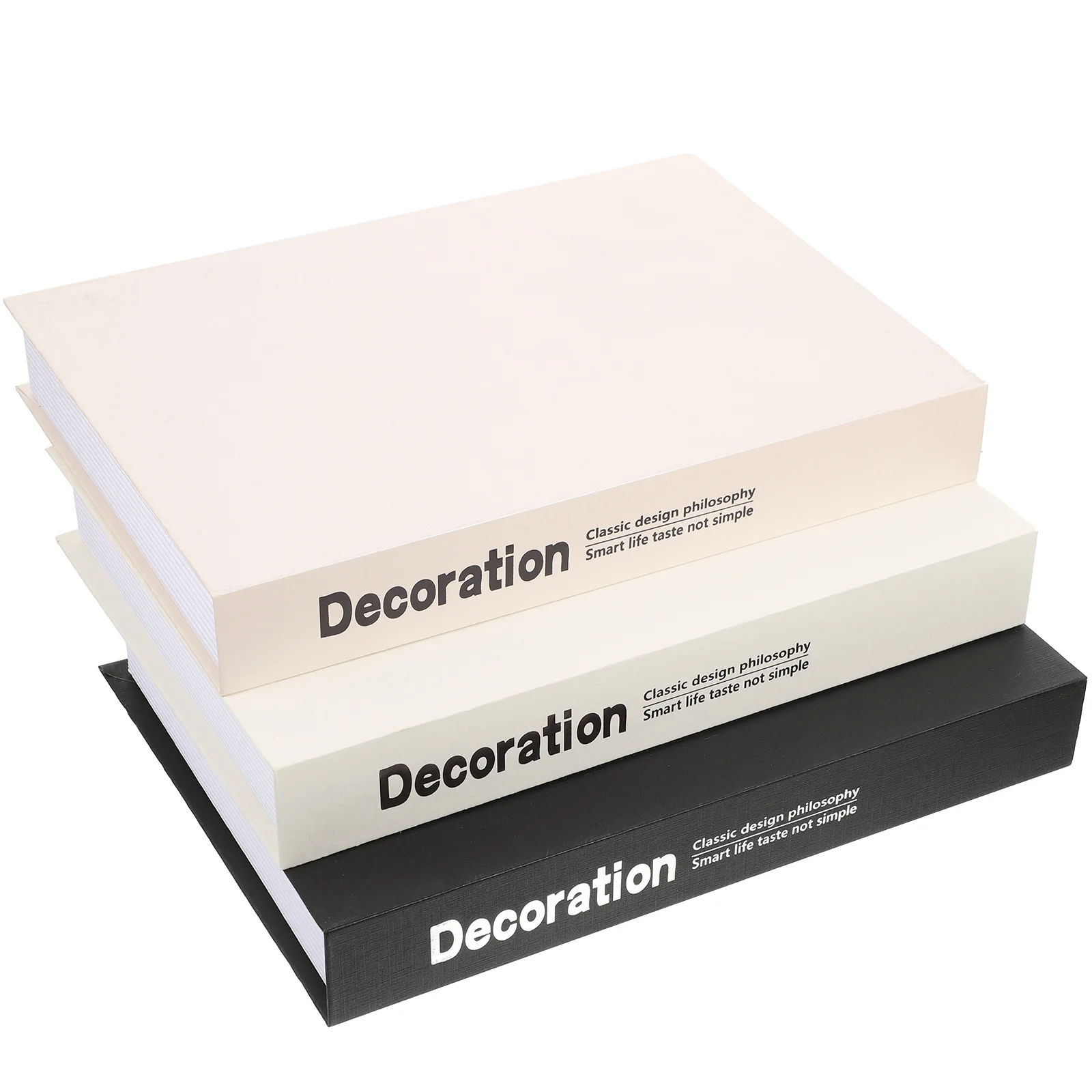 

3 Pcs Imitation Book Decoration Homesteading Books Simulation Adorn Box Fake Adornment Simulated Desktop Paper Jam Model Office