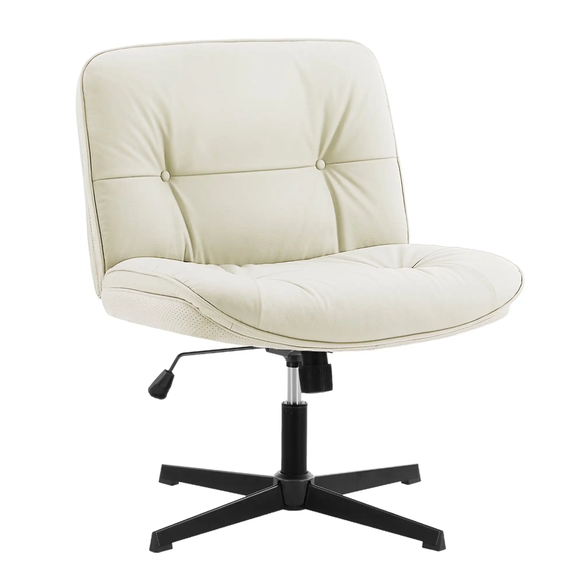 

Armless Office Chair, Wide Ergonomic Design, Height Adjustable
