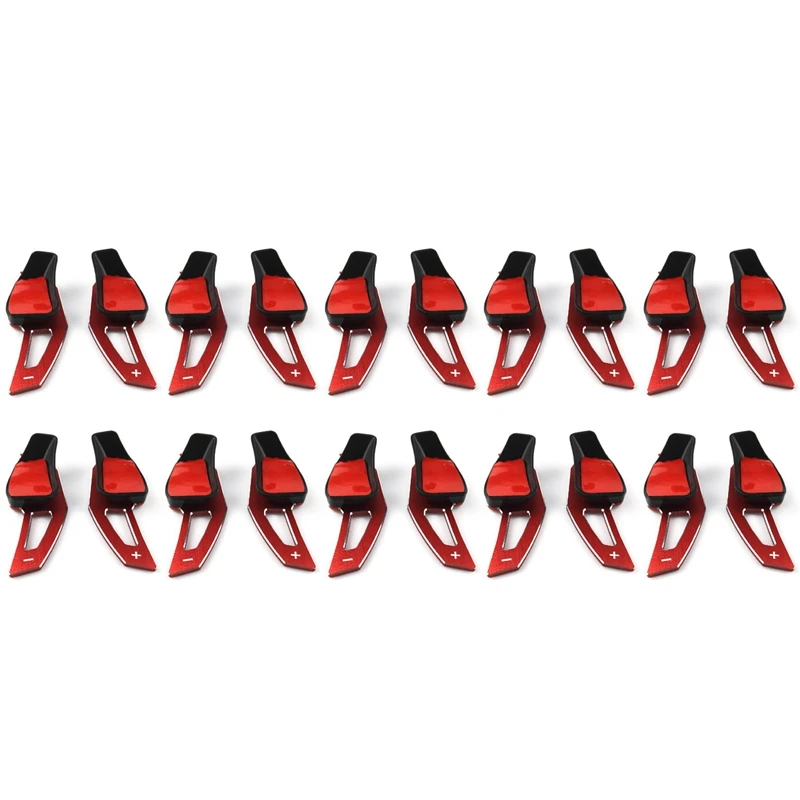 

20X Steering Wheel Shift Paddle For-Golf 6 Mk5 Mk6 Jetta R20 R36 Cc Scirocco Shifter Extension(Red)