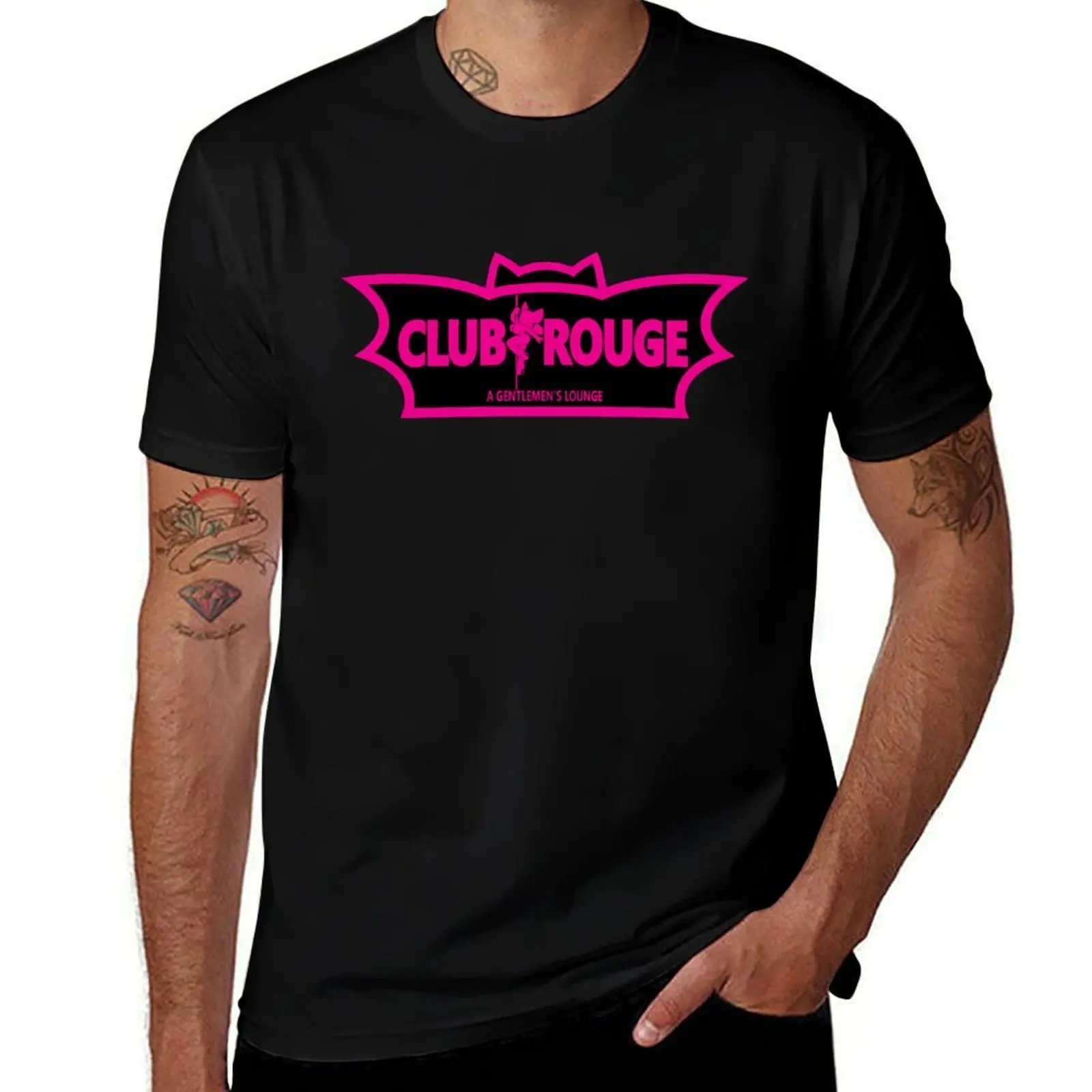 

Club Rouge Logo T-Shirt t shirt for man man t shirts cotton cotton tshirt 100% T-Shirt
