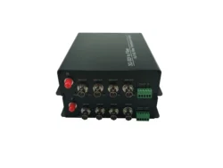 Professional Broadcast Grade 4 Channels 3G SDI Video Optic Fiber Transceiver Reverse RS485 Transmitter and Receiver Kit 20KM