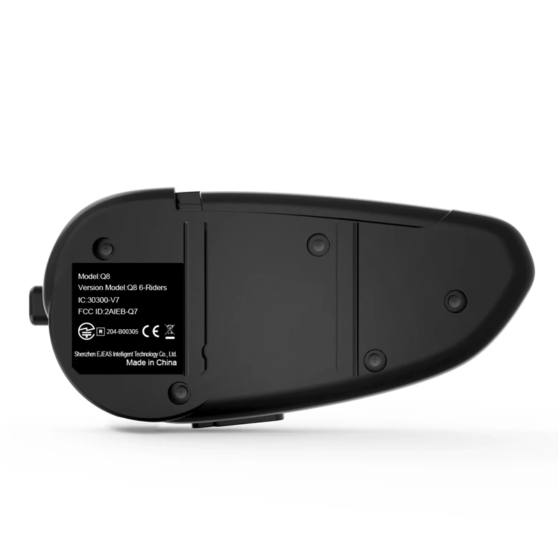 EJEAS Motorcycle Helmet Bluetooth Headset Q8 Mesh Group 6 Riders Intercom IP67 Moto Interphone Helmet Intercomunicador