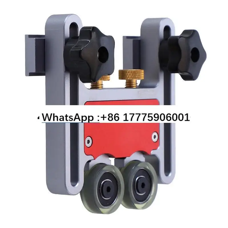 

Saw table press, woodworking specific press, adjustable double wheel axle pressure plate, saw table guide rail