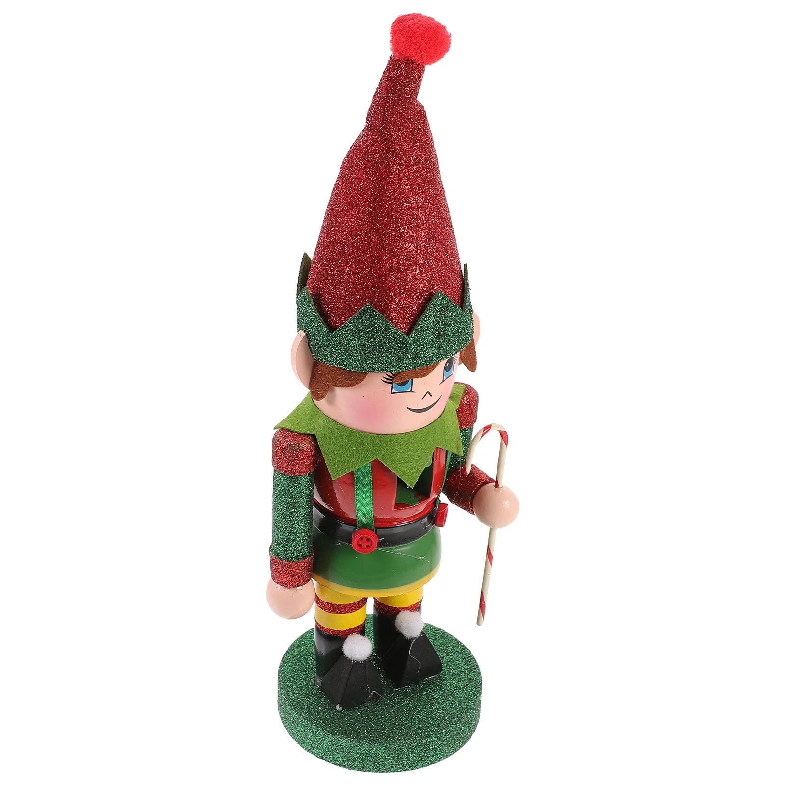 

Xmas Table Ornament Christmas Decorations Nutcracker Wooden Puppets Desktop Window (elves)