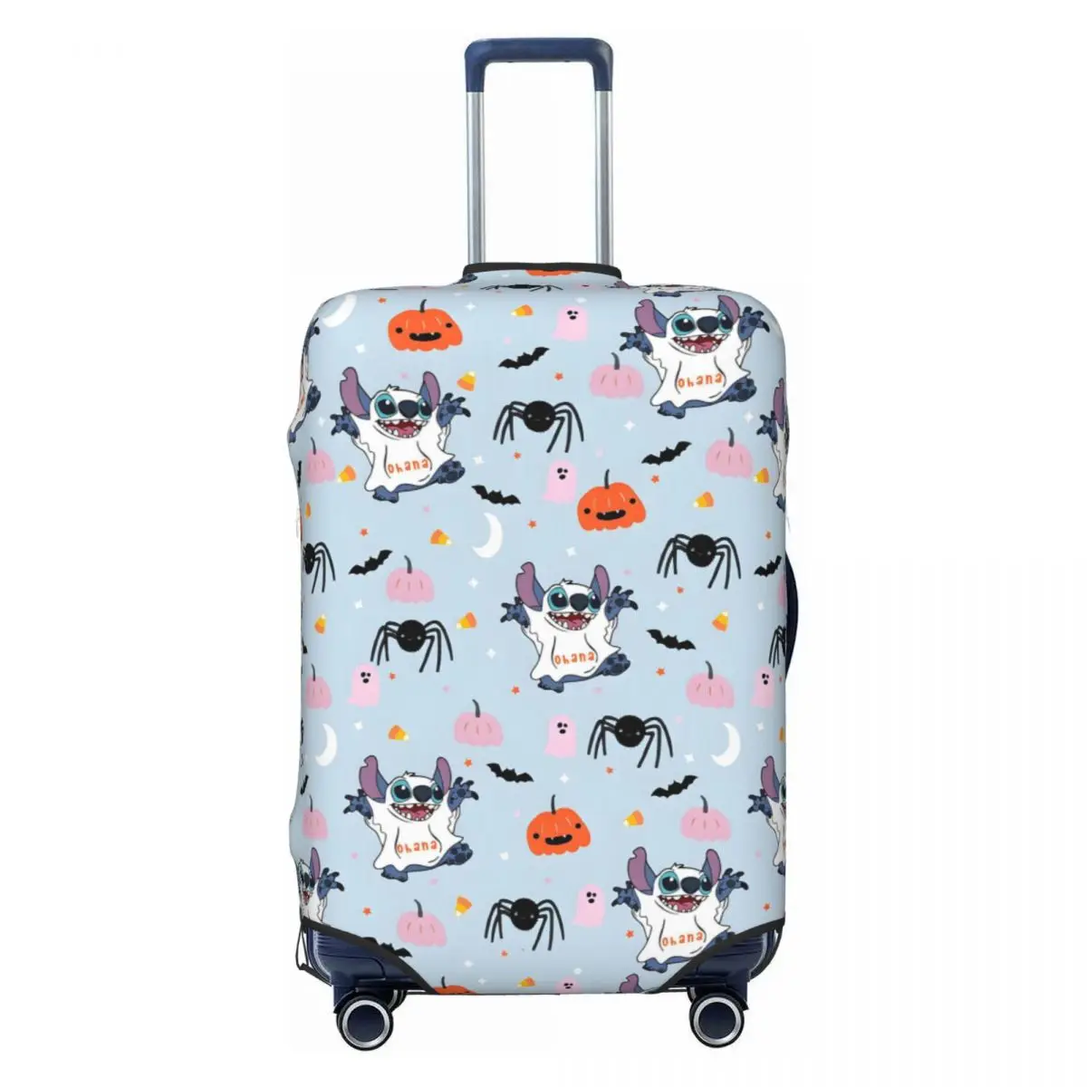 

Custom Stitches Manga Anime Luggage Cover Protector Funny Travel Suitcase Protective Cover for 18-32 Inch