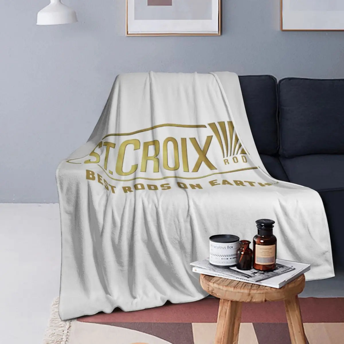 

Life Love St Croix Merch Blankets Soft Warm Flannel Throw Blanket Plush for Bed Living room Picnic Travel Home Sofa