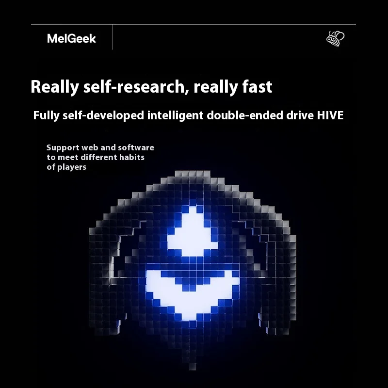 MelGeek Real67 HE Gaming Keyboard Hall Effect 0.01mm Rapid Trigger Support 8000Hz Polling Rate DKS SOCD MT TGL Hot Swappable