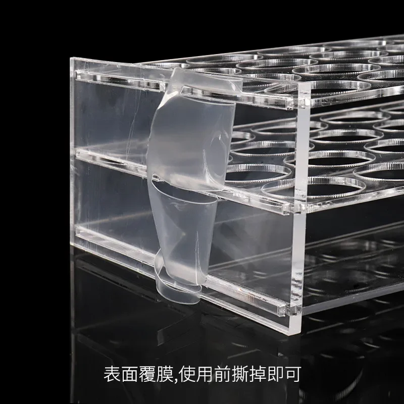 0.2ML/0.5ML/1.5ML/2ML/10ML/15ML/50ML Test Tube Rack Test Tube Holder 40/40/24/24/18/10 Hole Laboratory School Equipment Supplies