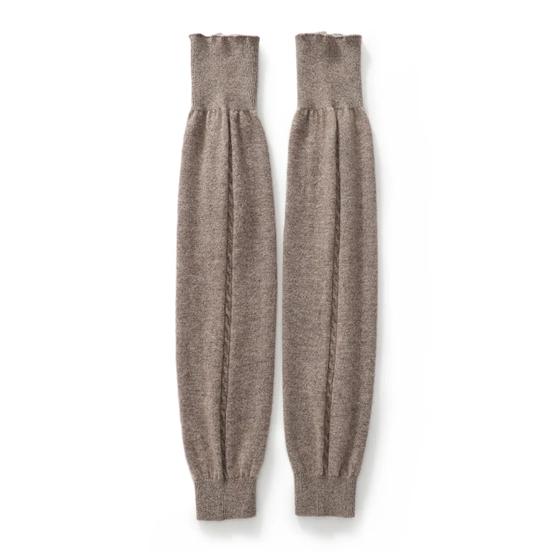 Autumn Winter 100% Cashmere Knee Protector, Extended Leg Protector, Women's Knitted Knee Sleeve, Leg Warmth and Cold Protection