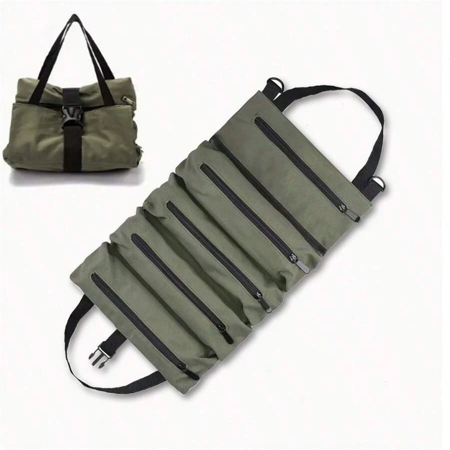 Multi-Purpose Tool Bag High Quality Professional Multi Pocket Hardware Tools Pouch Roll UP Portable Small Tools Organizer Bag