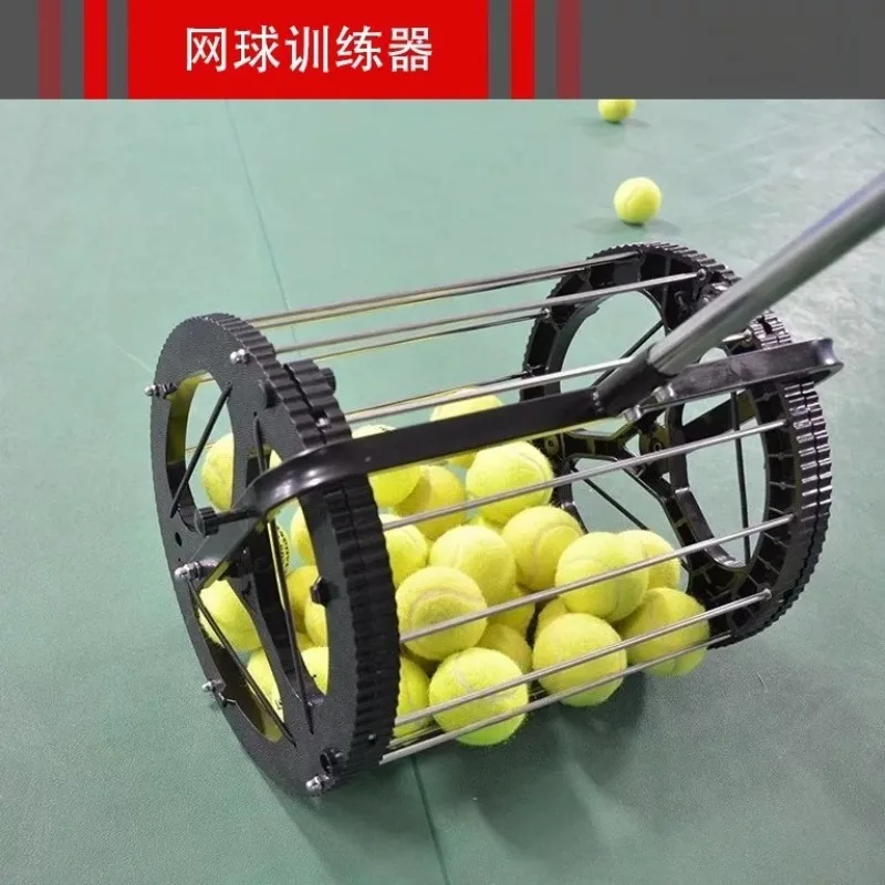 Professional Tennis Ball Picker Multi Ball Basket Efficient Ball Collector Training Equipment Tennis Serving Practice Tool