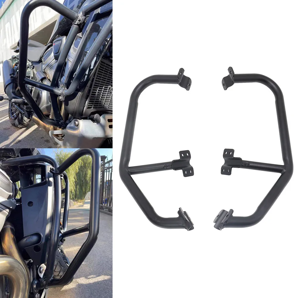 For Harley Davidson Pan America 1250 S PA 1250 2021 New Motorcycle Bumper Engine Guard Crash Bar Protector Black 2Pcs