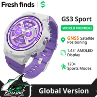 [World Premiere]Black Shark GS3 Sport Smart Watch Global Version 1.43'' AMOLED Display 5ATM GNSS 18 Days Life