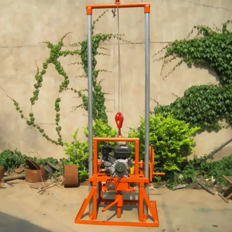 

Индивидуальная портативная буровая установка для водяных скважин на 80 м, бензиновая/дизельная, легкая, для продажи