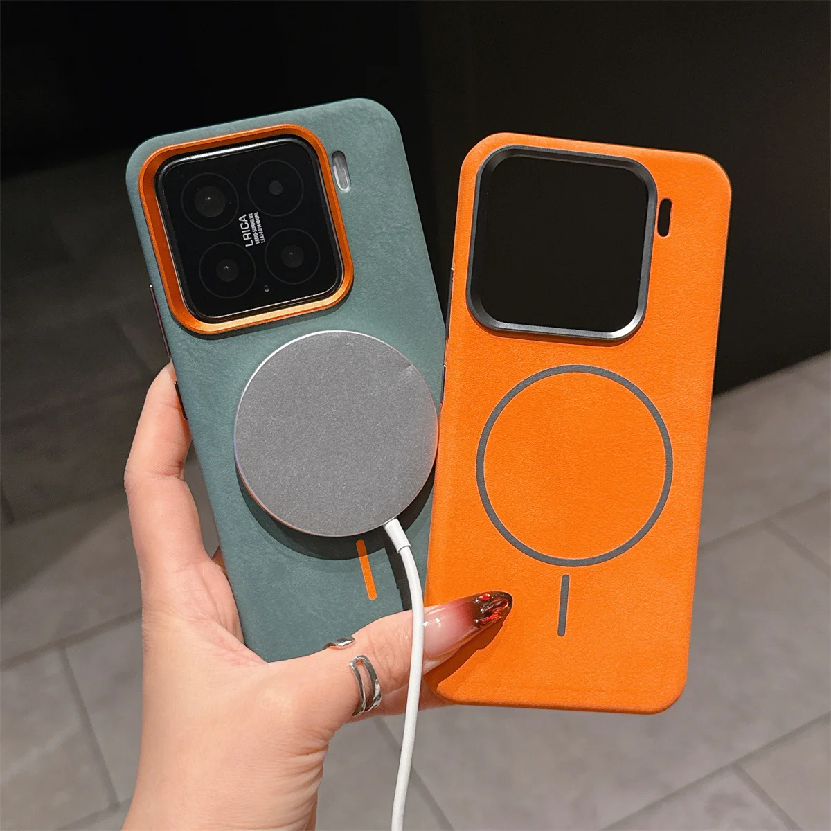 

For Xiaomi 15 Pro 14 Case Protection Leather Full Cover Texture Protector Magsafe Mobile Phone Case Plastic Cover