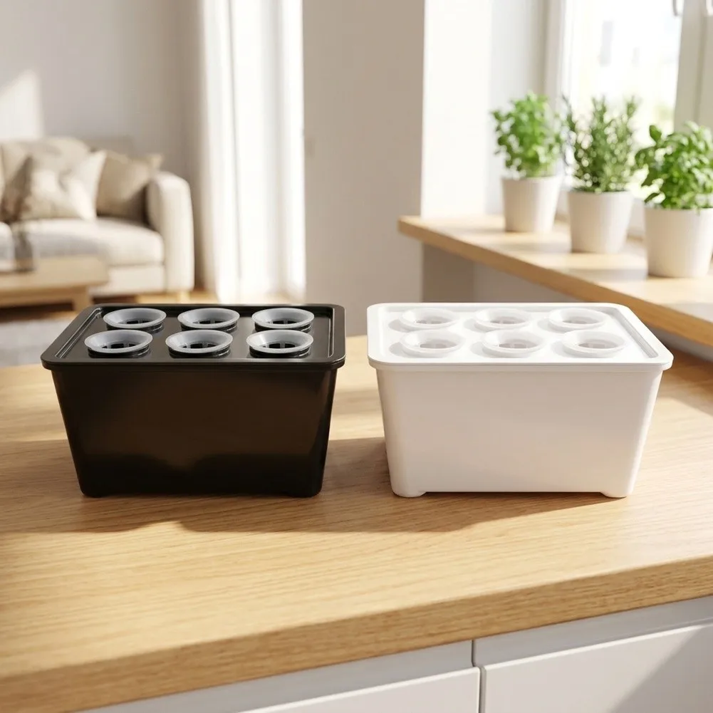 Hydroponics Growing Kit for Indoor Use Featuring Stable PP Housing and Support for Soil-Free Cultivation of Leafy Greens