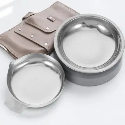 

2Pcs Stainless Steel Weighing Pans Precision Jewelry Scale Tray Lightweight Portable for Diamonds Gemstones Rhinestones