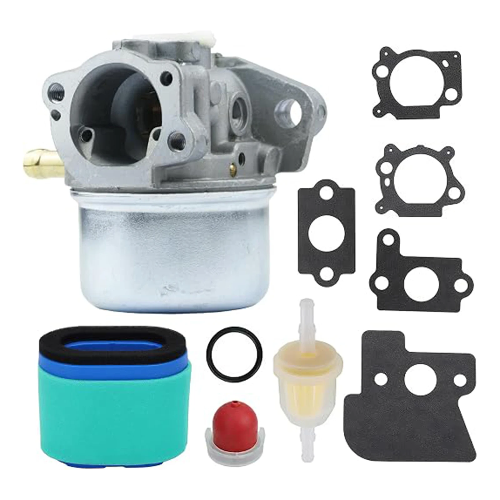 SP6213 21 Walk For Behind Lawn Mower CarFor Buretor Kit with Air Filter Fuel Filter Ignition For BulFor B Sealing Ring Gaskets