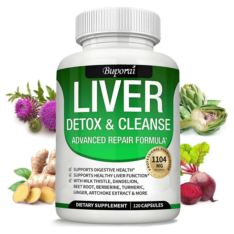 Liver Cleanse Detox Restorer - Supports Liver Function, Antioxidants, Promotes Digestion and Absorption, Boosts Immunity