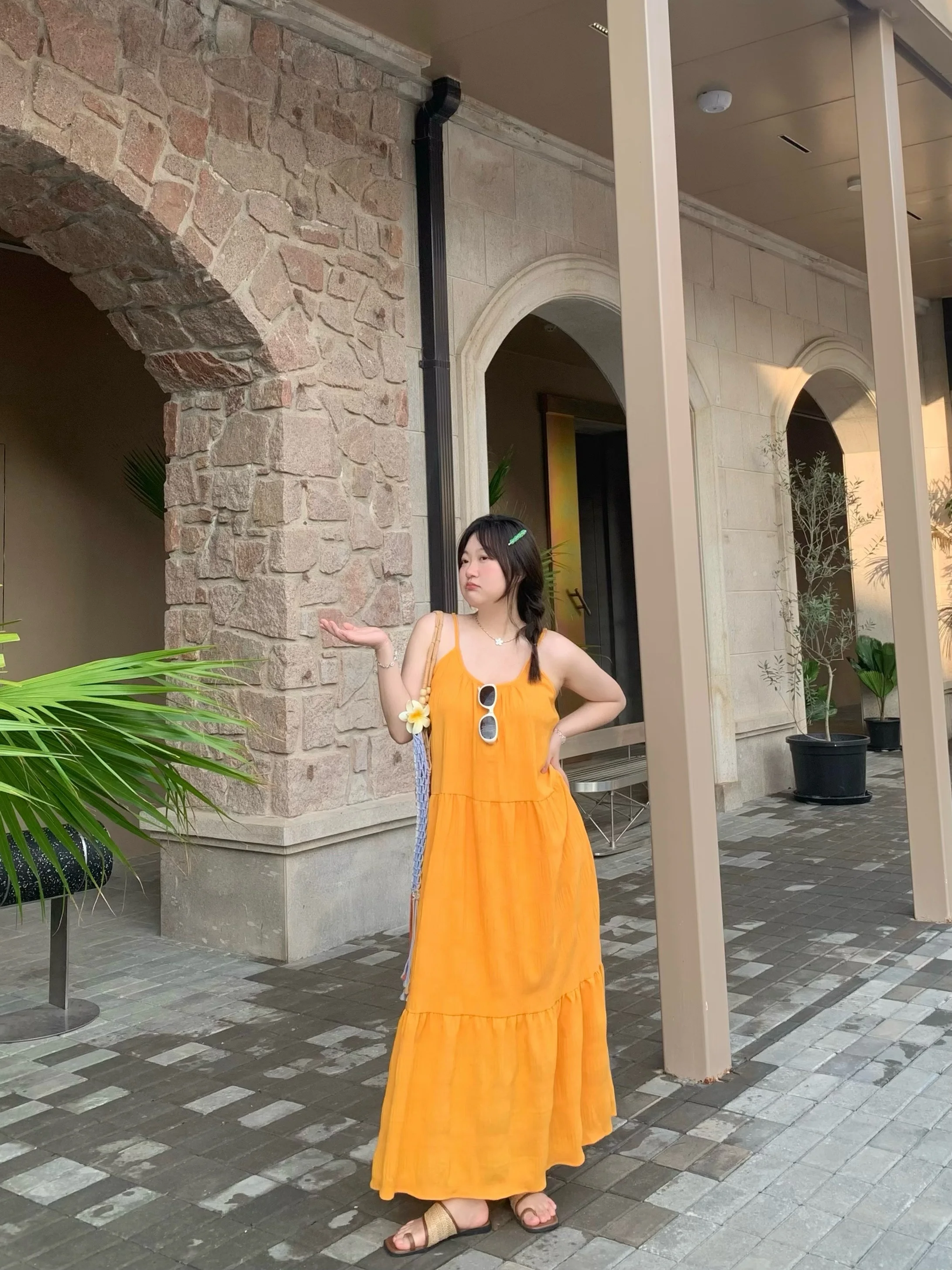 

Новинка: Пляжное платье DEMA оранжевого цвета с текстурой, на бретельках, больших размеров, повседневное, летнее, свободного кроя, без рукавов, с круглым вырезом.